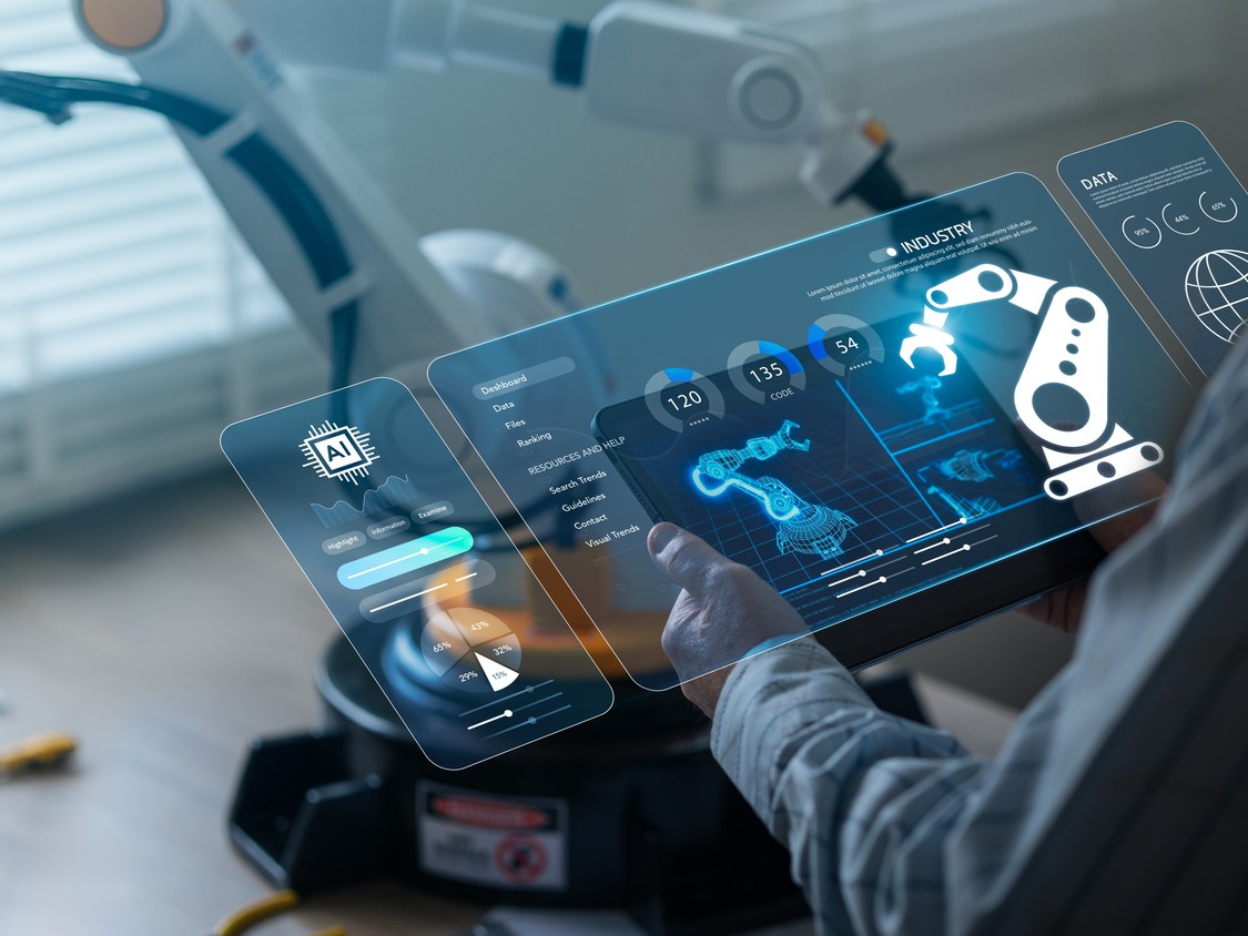 Interfaz de inteligencia artificial sobre un entorno industrial
